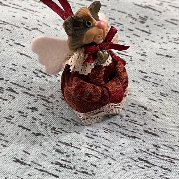 Russ Berrie Cat small stuffed ornament Vintage - Picture 6 of 7